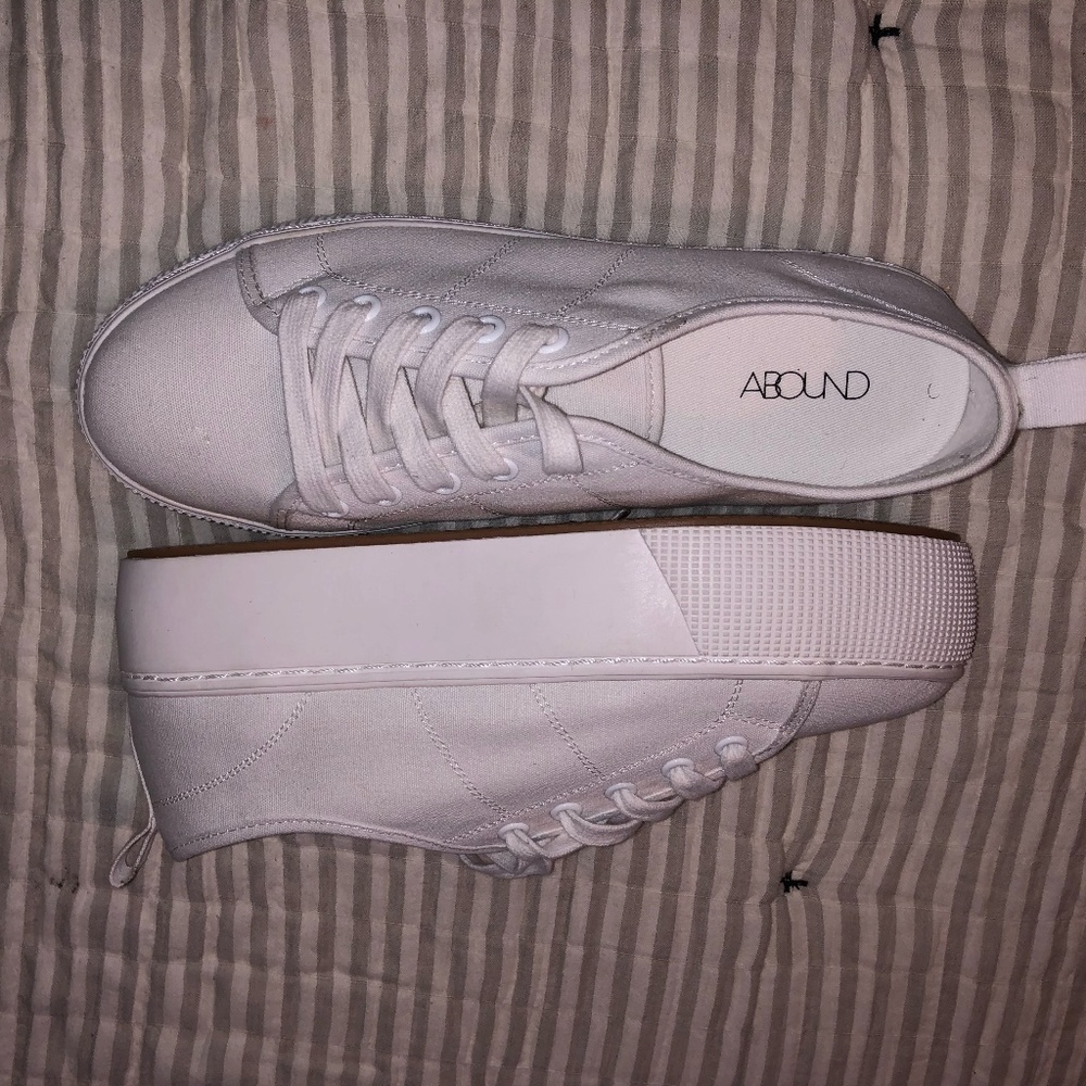 White Platform Sneakers